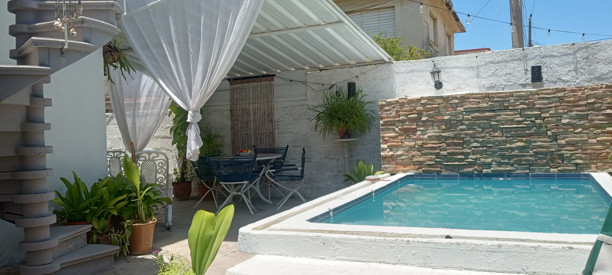 Casa de dos habitaciones en Santa Marta con piscina