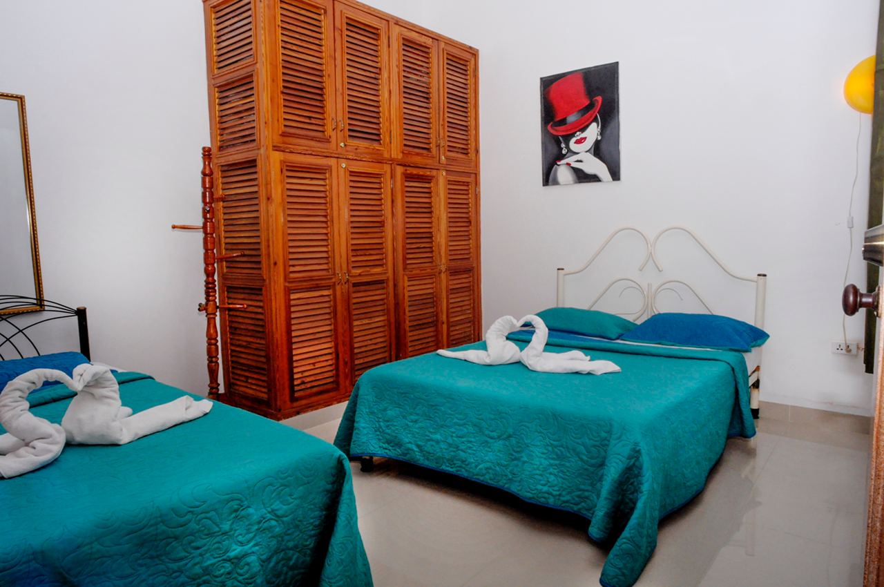 Apartamento privado de dos habitaciones en Centro Habana